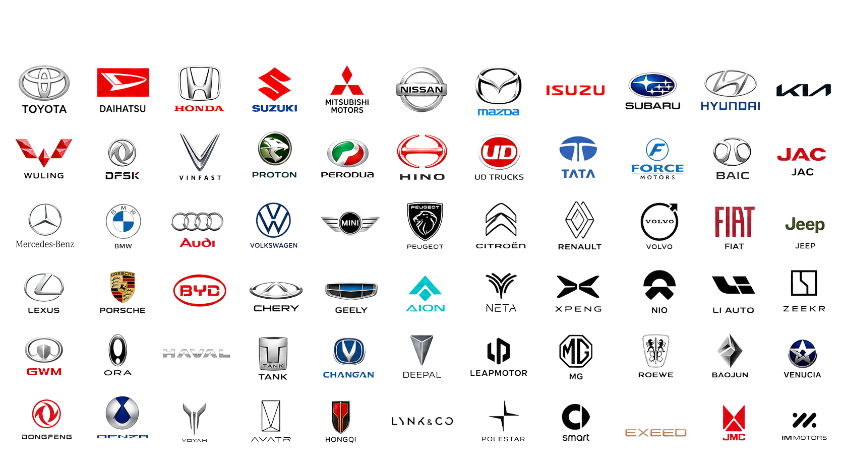 All car brand logos in Indonesia